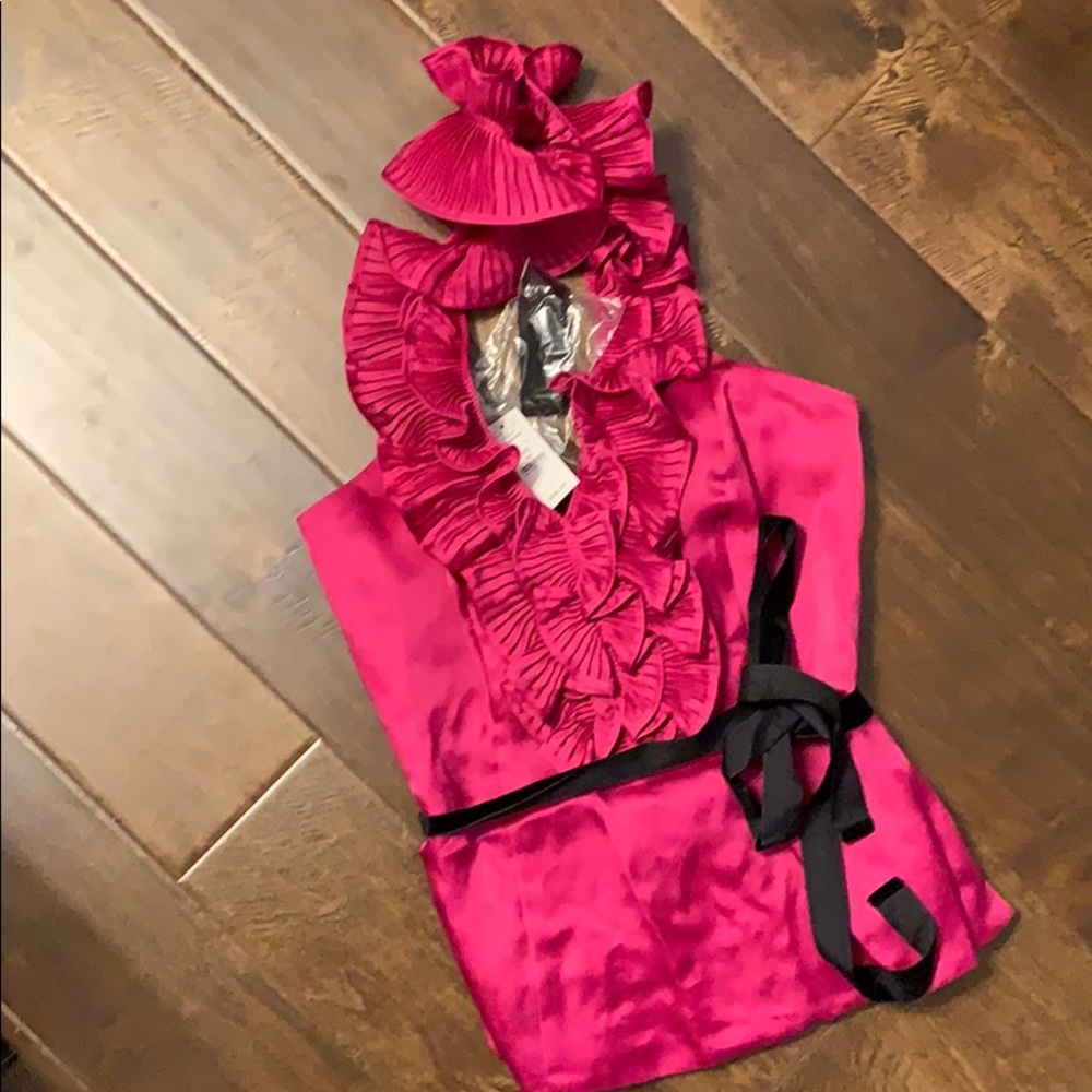 White House Black Market Halter Blouse. NWT.